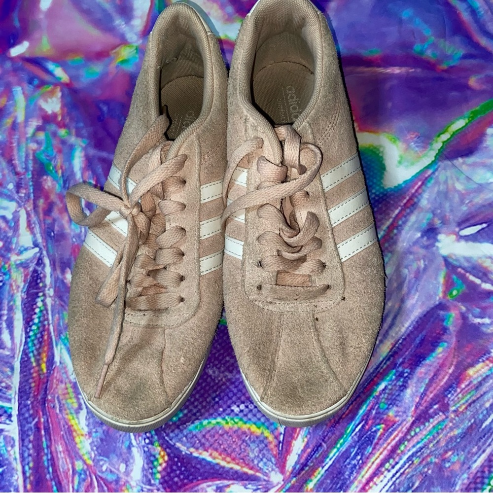 Adidas Neo Courtset Size 6.5 Women’s Baby Pink
